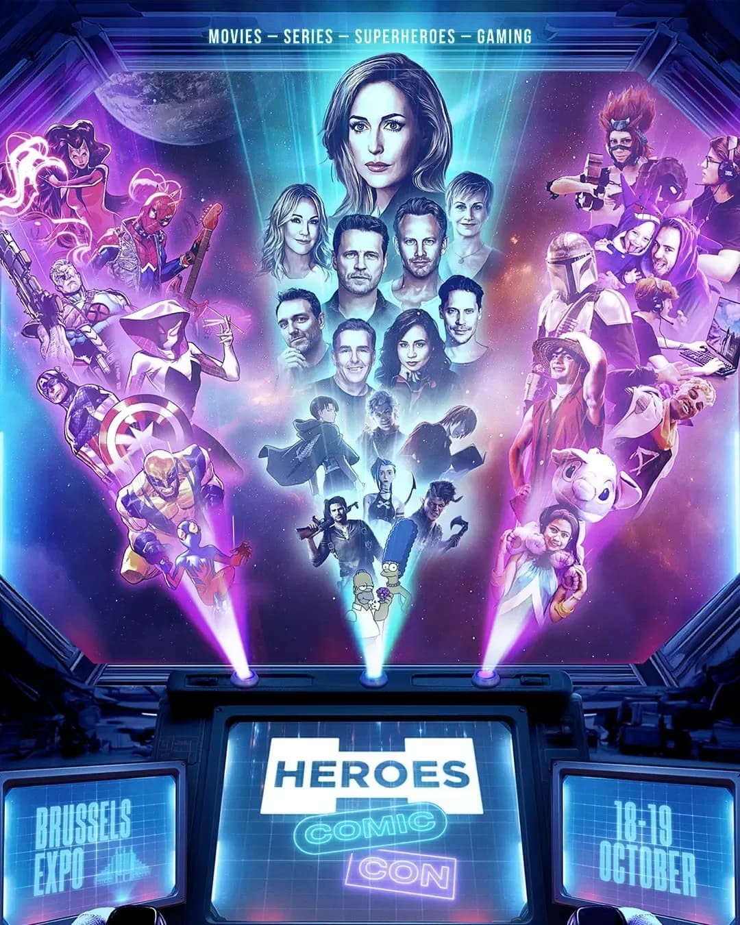 Heroes Comic Con 2025 Poster